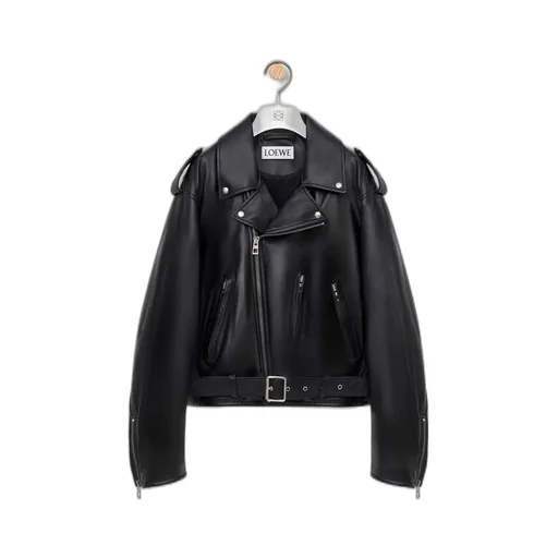 Biker Jacket In Nappa Lambskin