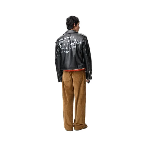 Biker Jacket In Nappa Lambskin