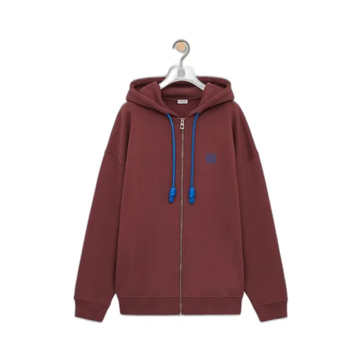 Zip-Up Hoodie In Cotton