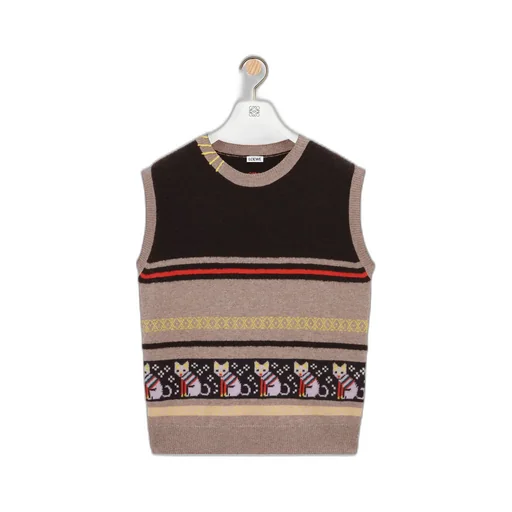 Vest In Wool And Cashmere