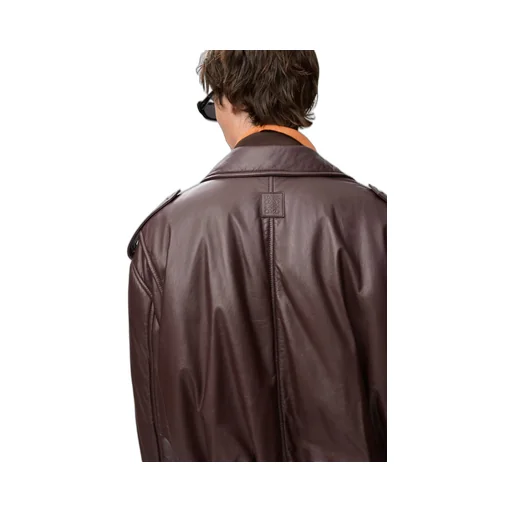 Balloon Biker Jacket In Nappa Lambskin