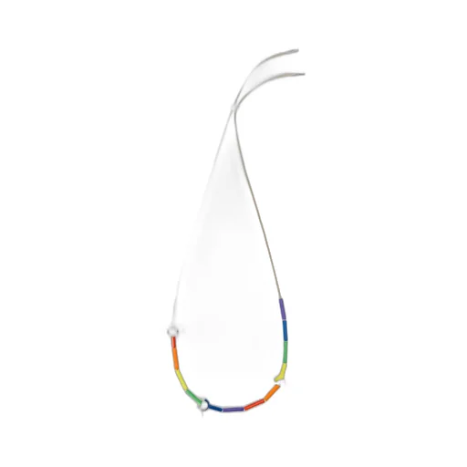 Flor Necklace In Sterling Silver And Enamel