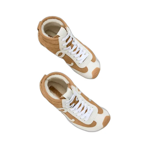 Ballet Runner 2.0 High-Top In Suede And Shearling