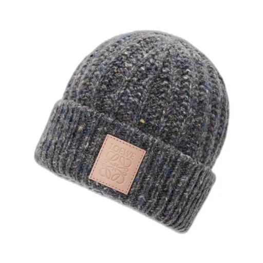 Beanie In Wool And Cashmere Blend