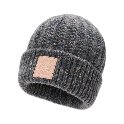 Beanie In Wool And Cashmere Blend