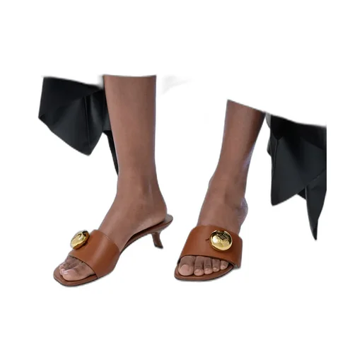 Pebble Slide In Soft Calfskin