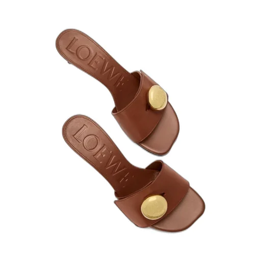Pebble Slide In Soft Calfskin
