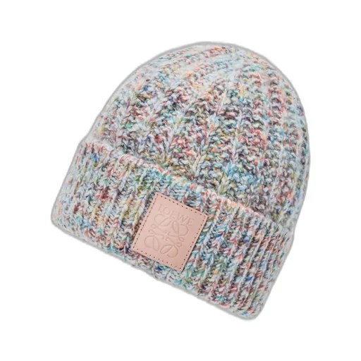 Beanie In Wool And Cashmere Blend
