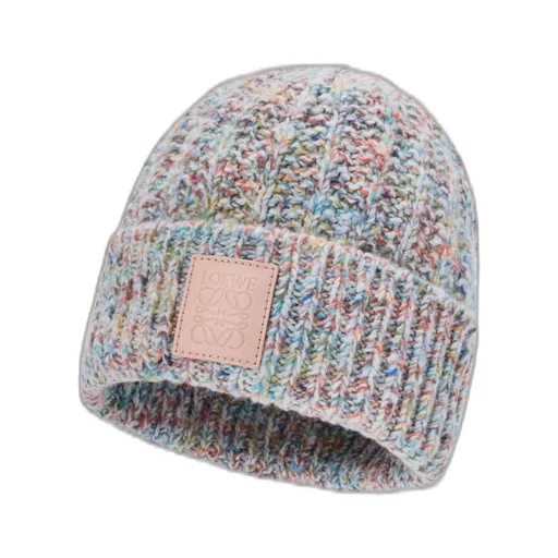 Beanie In Wool And Cashmere Blend