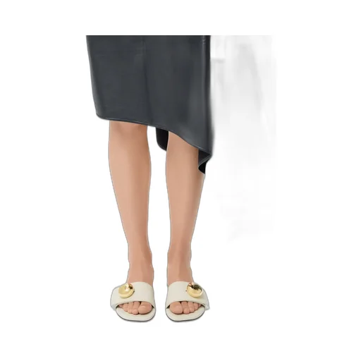 Pebble Slide In Soft Calfskin
