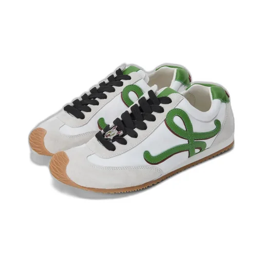 Ballet Runner 2.0 In Nylon And Calfskin