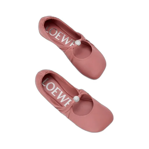 Pebble Soft Ballerina In Nappa Lambskin
