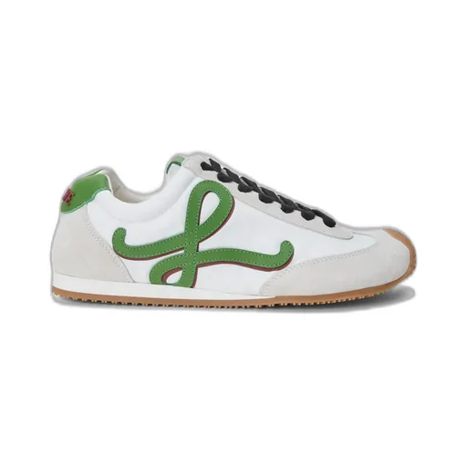 Ballet Runner 2.0 In Nylon And Calfskin
