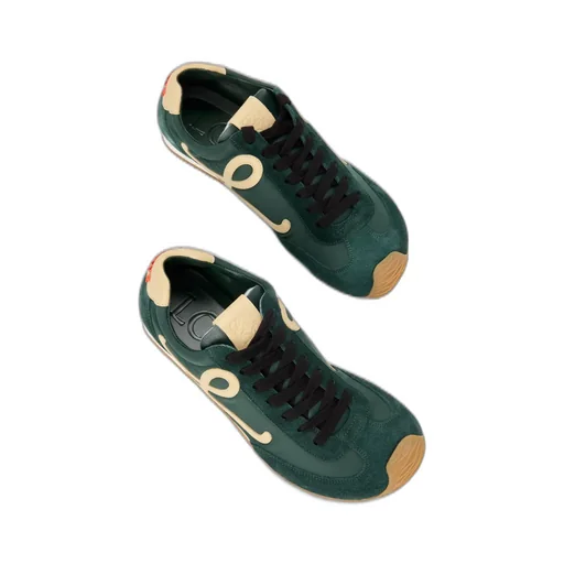 Ballet Runner 2.0 In Nylon And Calfskin