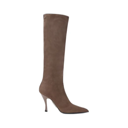New Comic Boot In Stretch Lambskin And Suede