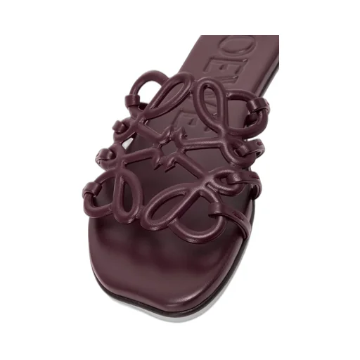 Petal Anagram Slide In Soft Calfskin