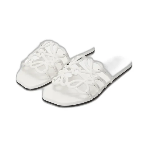 Petal Anagram Slide In Soft Calfskin
