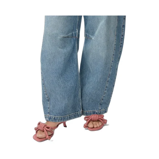 Flamenco Knot Sandal In Lambskin