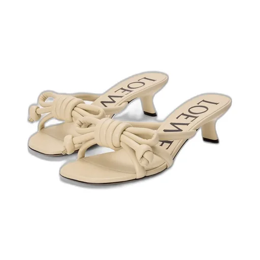 Flamenco Knot Sandal In Lambskin