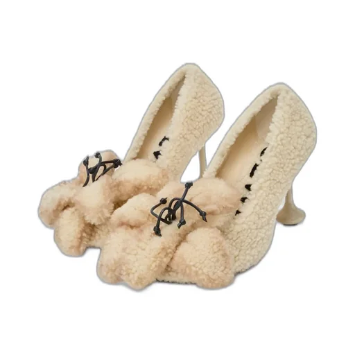 Toy Pump In Shearling