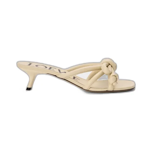 Flamenco Knot Sandal In Lambskin
