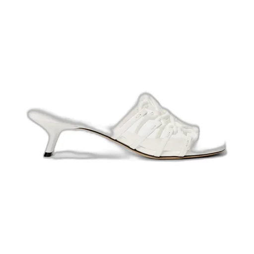 Petal Anagram Slide In Soft Calfskin