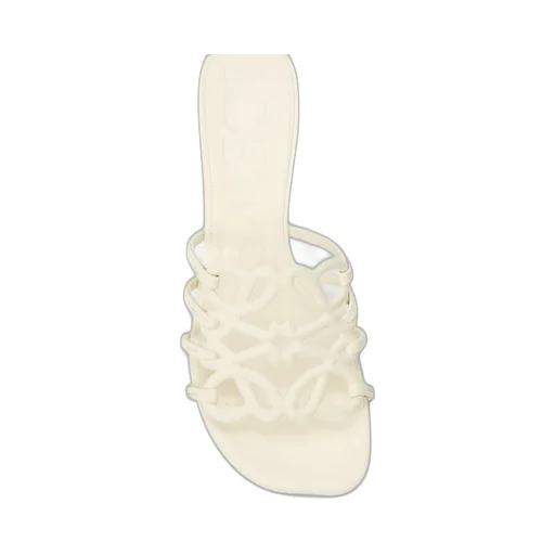 Petal Anagram Slide In Soft Calfskin