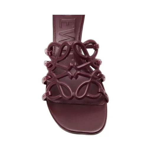 Petal Anagram Slide In Soft Calfskin