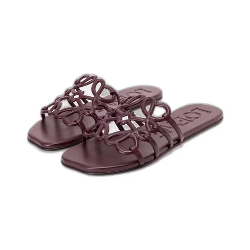 Petal Anagram Slide In Soft Calfskin