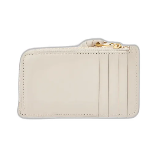 Knot Coin Cardholder In Shiny Nappa Calfskin