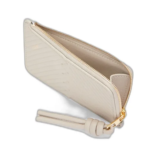 Knot Coin Cardholder In Shiny Nappa Calfskin