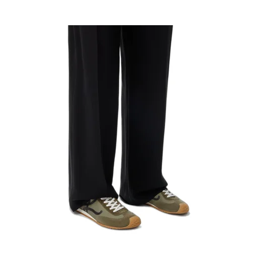 Ballet Runner 2.0 In Nylon And Calfskin