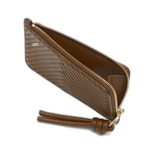 Knot Coin Cardholder In Shiny Nappa Calfskin
