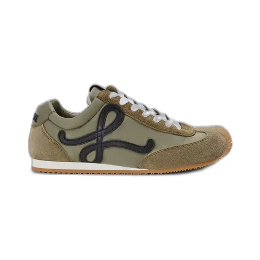 Ballet Runner 2.0 In Nylon And Calfskin