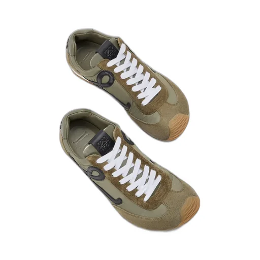 Ballet Runner 2.0 In Nylon And Calfskin