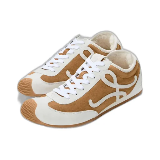 Ballet Runner 2.0 In Suede And Shearling