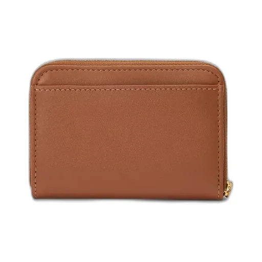 Zipped Coin Purse In Shiny Nappa Calfskin