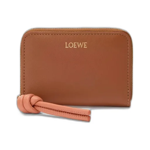 Zipped Coin Purse In Shiny Nappa Calfskin