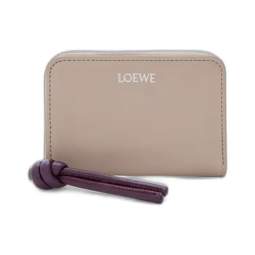 Zipped Coin Purse In Shiny Nappa Calfskin