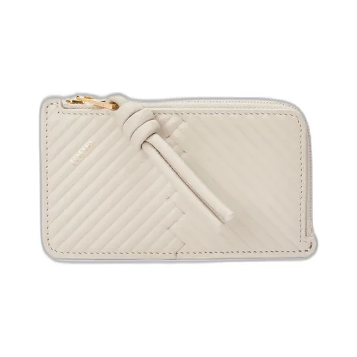 Knot Coin Cardholder In Shiny Nappa Calfskin