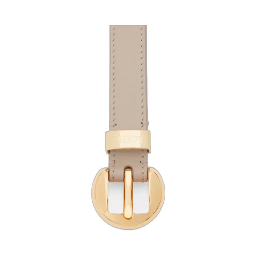 Pebble Belt In Smooth Calfskin