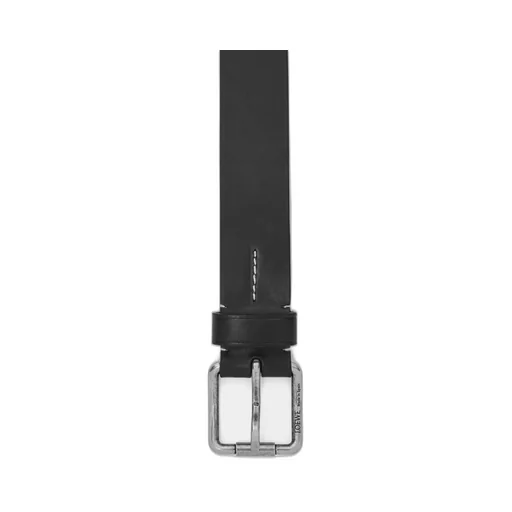 Roller Curve Belt In Supple Grained Calfskin