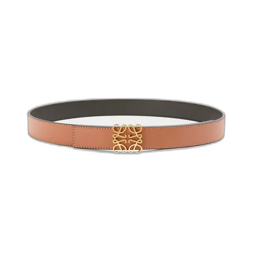 Reversible Anagram Belt In Smooth Calfskin