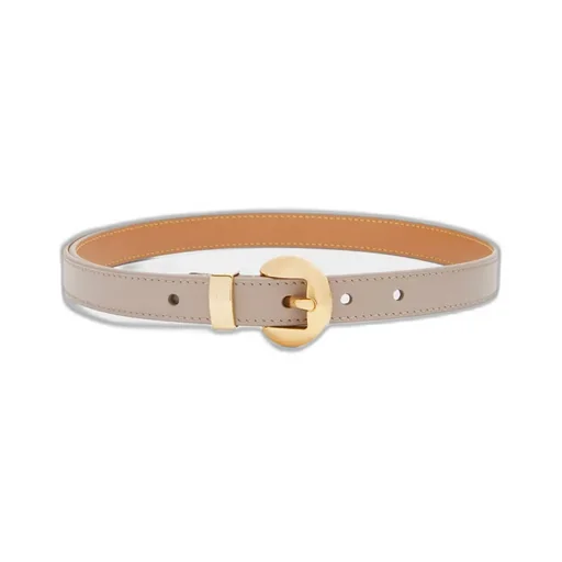 Pebble Belt In Smooth Calfskin
