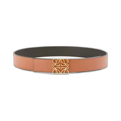 Reversible Anagram Belt In Smooth Calfskin