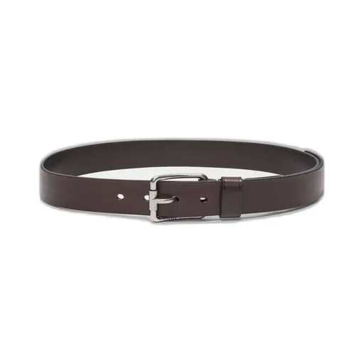 Roller Curve Belt In Vegetable-Tanned Calfskin