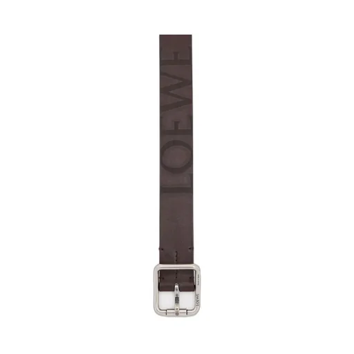 Double Roller Curve Belt In Vegetable-Tanned Calfskin
