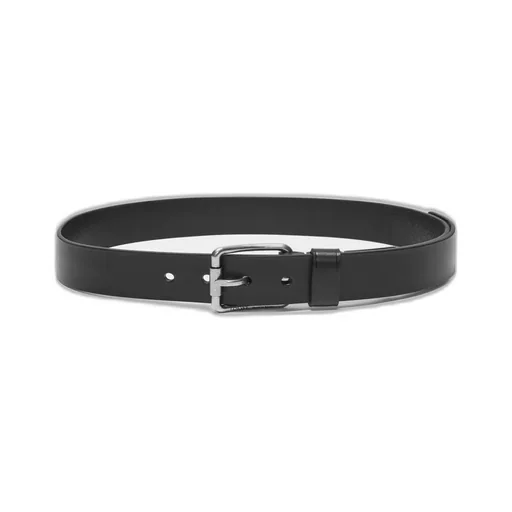 Roller Curve Belt In Supple Grained Calfskin