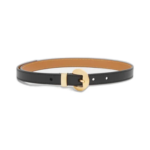 Pebble Belt In Smooth Calfskin