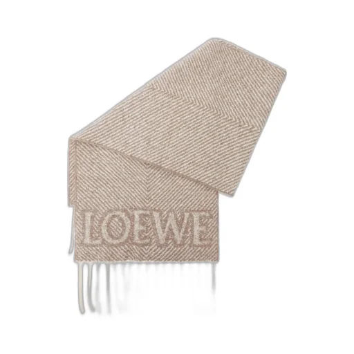 Loewe Scarf In Alpaca And Wool Blend